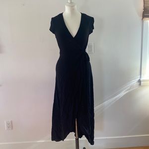 & Other Stories midi wrap dress